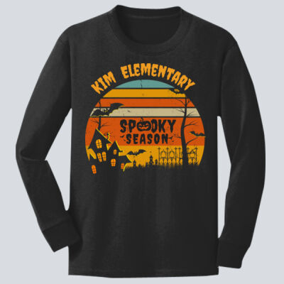 Youth Long Sleeve Shirt - Fall - Haunted House  Thumbnail