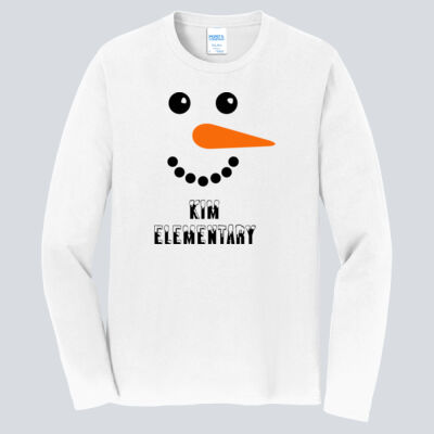 Adult Long Sleeve Shirt - Winter - Snowman  Thumbnail