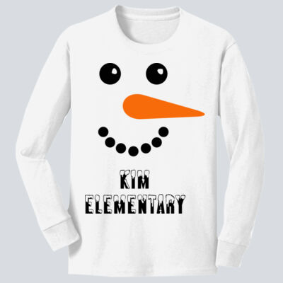 Youth Long Sleeve Shirt - Winter - Snowman  Thumbnail