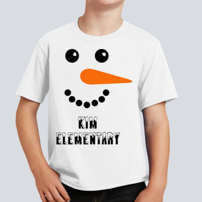 Youth T-Shirt - Winter - Snowman  Thumbnail