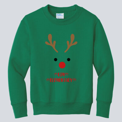 Youth Crewneck - Winter - Reindeer  Thumbnail