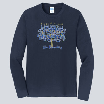 Adult Long Sleeve Shirt - Winter - Hanukkah  Thumbnail