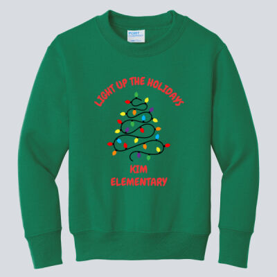 Youth Crewneck - Winter - Light Up Red Thumbnail