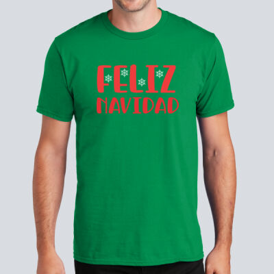 Adult T-Shirt - Winter - Feliz Navidad Red Thumbnail