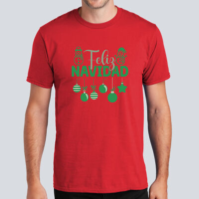 Adult T-Shirt - Winter - Feliz Navidad Green Thumbnail