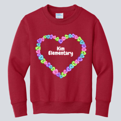 Youth Crewneck - Spring - Candy Hearts Thumbnail
