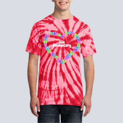 Adult Tie-Dye T-Shirt - Spring - Candy Hearts Thumbnail